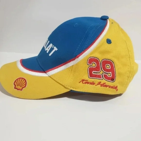 Kevin Harvick #29 Shell Rotella T Blue/Yellow RCR Racing Hat Nascar. - Picture 5 of 6